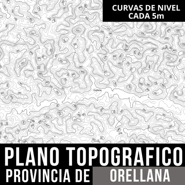 Pack Completo de Planos Topográficos y Límites Políticos de Orellana en AutoCAD (2)