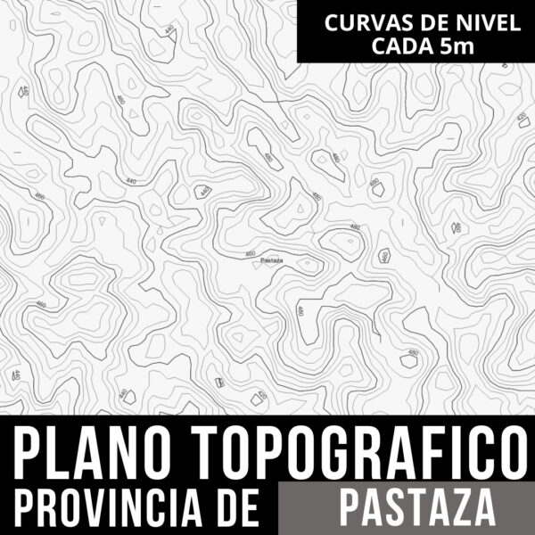 Pack Completo de Planos Topográficos y Límites Políticos de PASTAZA en AutoCAD (2)