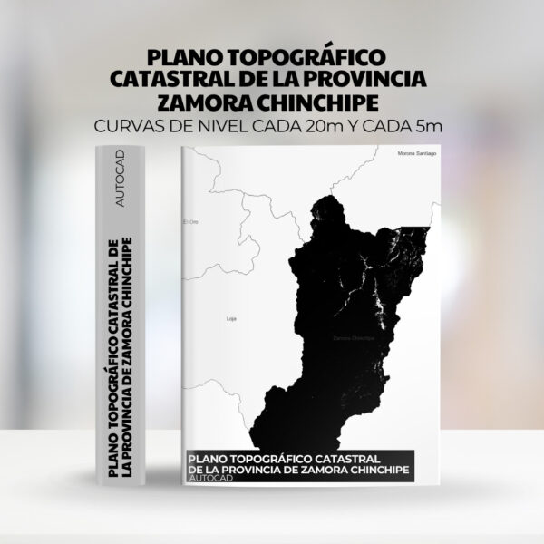 Pack Completo de Planos Topográficos y Límites Políticos de Zamora-Chinchipe en AutoCAD