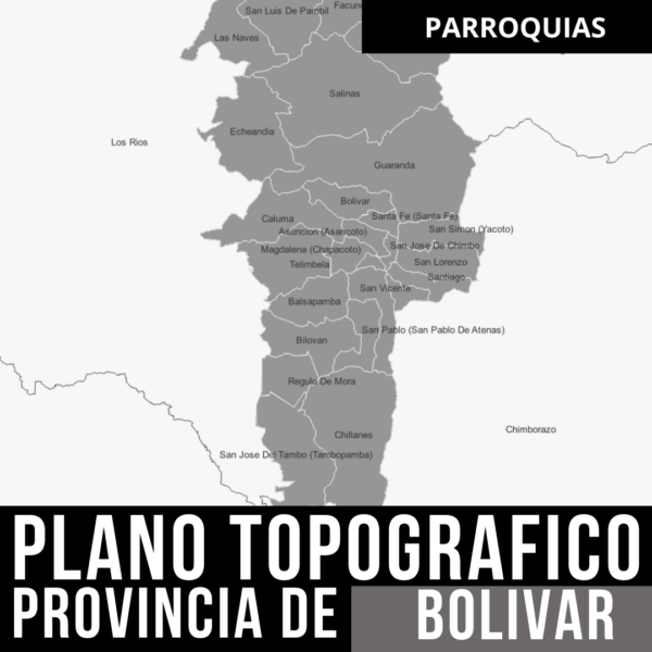 Pack de Mapas de Bolivar_ Curvas de Nivel y Límites Políticos al Detalle