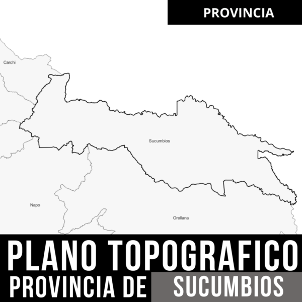 Planos Detallados de Sucumbios_ Curvas de Nivel y Límites Políticos en AutoCAD