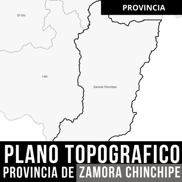 Planos Detallados de Zamora-Chinchipe_ Curvas de Nivel y Límites Políticos en AutoCAD