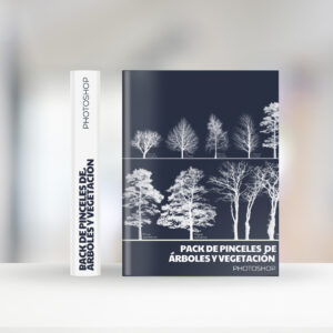 Pack de pinceles de árboles y vegetación