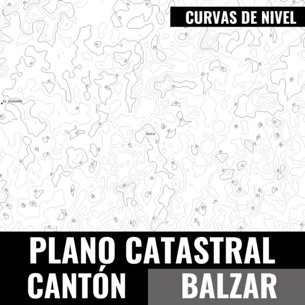 PLANO CATASTRAL GEO-REFERENCIADO Y TOPOGRÁFICO DEL CANTÓN BALZAR (11)