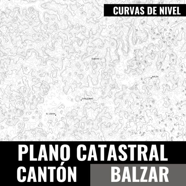 PLANO CATASTRAL GEO-REFERENCIADO Y TOPOGRÁFICO DEL CANTÓN BALZAR (11)