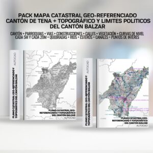 PLANO CATASTRAL GEO-REFERENCIADO Y TOPOGRÁFICO DEL CANTÓN BALZAR