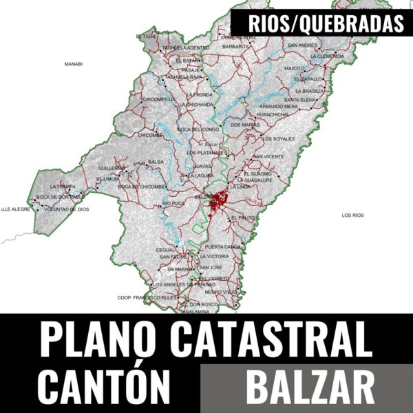 PLANO CATASTRAL GEO-REFERENCIADO Y TOPOGRÁFICO DEL CANTÓN BALZAR (9)
