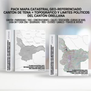 PLANO CATASTRAL GEO-REFERENCIADO Y TOPOGRÁFICO DEL CANTÓN ORELLANA