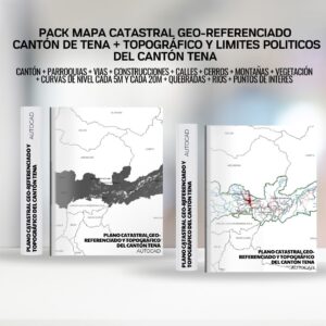 PLANO CATASTRAL GEO-REFERENCIADO Y TOPOGRÁFICO DEL CANTÓN TENA