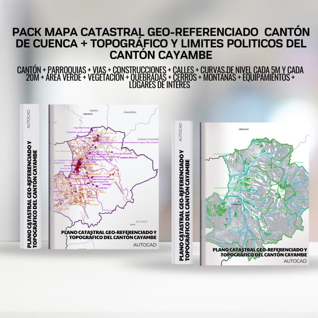 PLANO CATASTRAL GEO-REFERENCIADO Y TOPOGRÁFICO DEL CANTÓN CAYAMBE ...