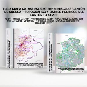 PLANO CATASTRAL GEO-REFERENCIADO Y TOPOGRÁFICO DEL CANTÓN CAYAMBE