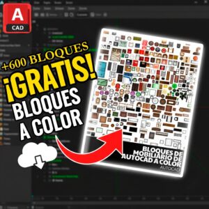 DESCARGA GRATIS BLOQUES DE MOBILIARIO DE AUTOCAD A COLOR