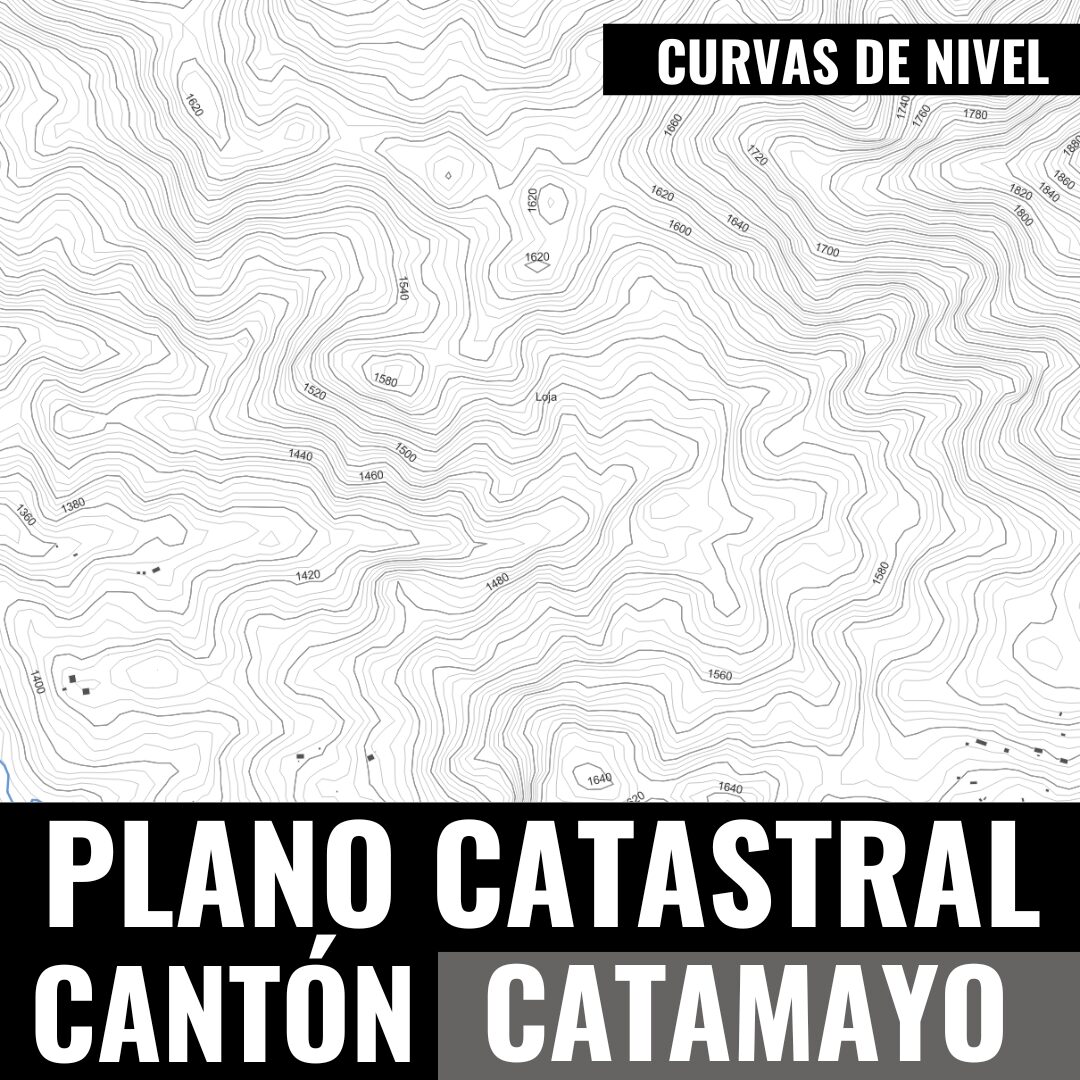 PLANO CATASTRAL GEO-REFERENCIADO Y TOPOGRÁFICO DEL CANTÓN CATAMAYO - Imagen 13