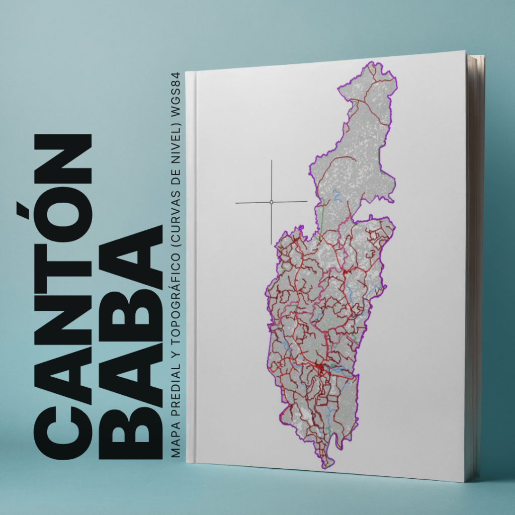 CANTON BABA MAPA PREDIAL Y TOPOGRÁFICO (CURVAS DE NIVEL) WGS84