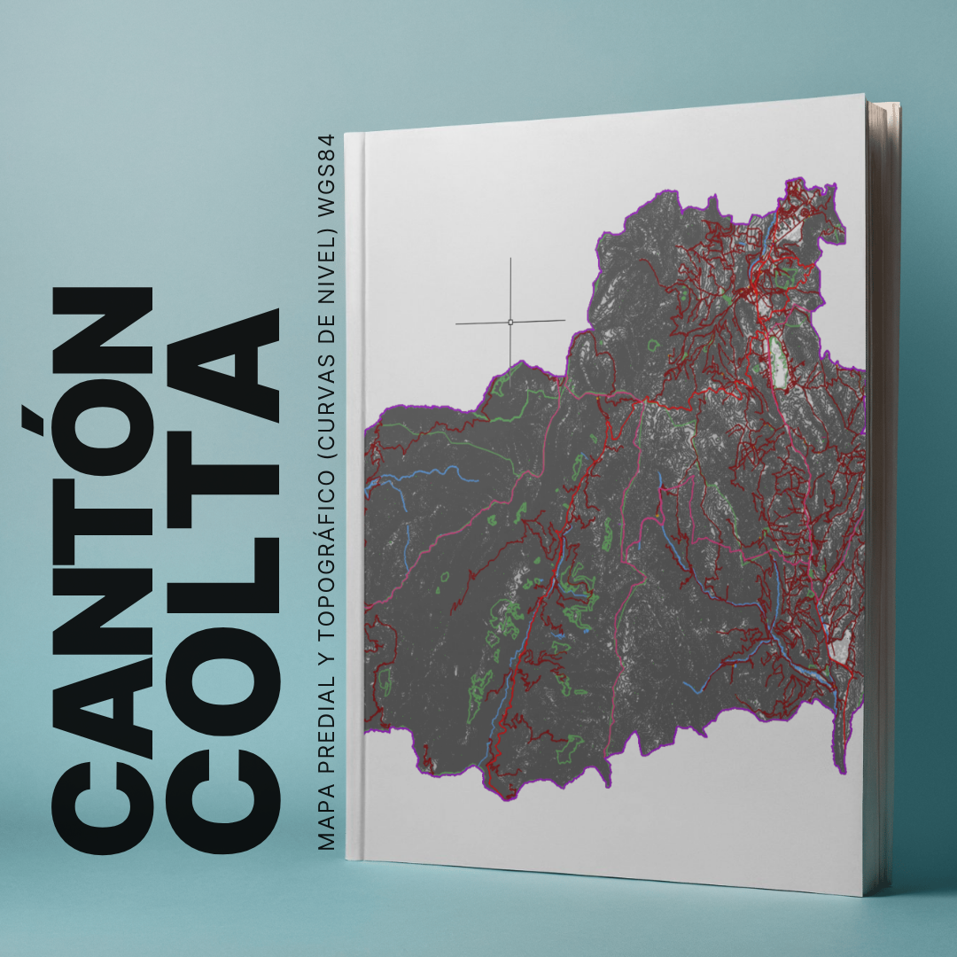 COLTA CANTON MAPA CATASTRAL Y TOPOGRÁFICO (CURVAS DE NIVEL) WGS84