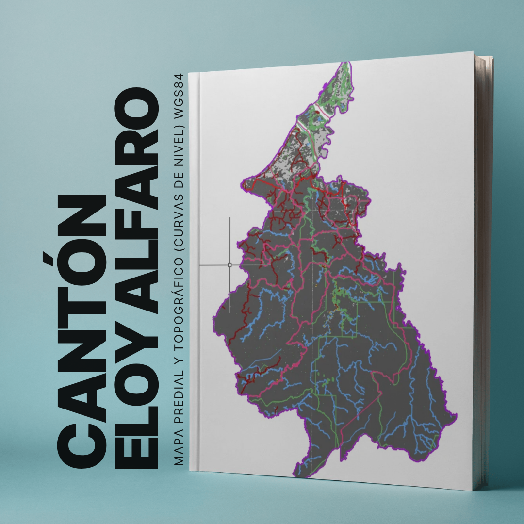 CANTON ELOY ALFARO MAPA PREDIAL Y TOPOGRÁFICO (CURVAS DE NIVEL) WGS84