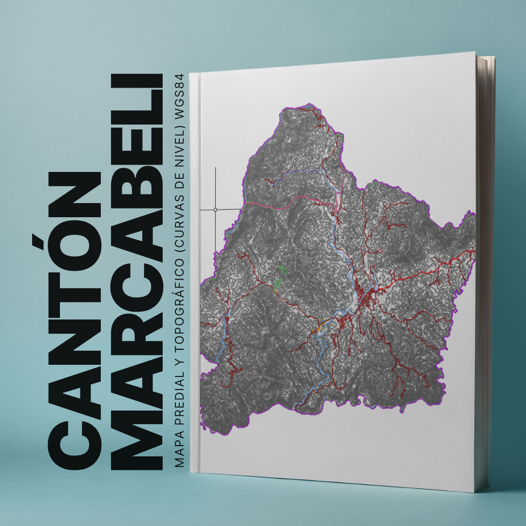 CANTON MARCABELI MAPA PREDIAL Y TOPOGRÁFICO (CURVAS DE NIVEL) WGS84