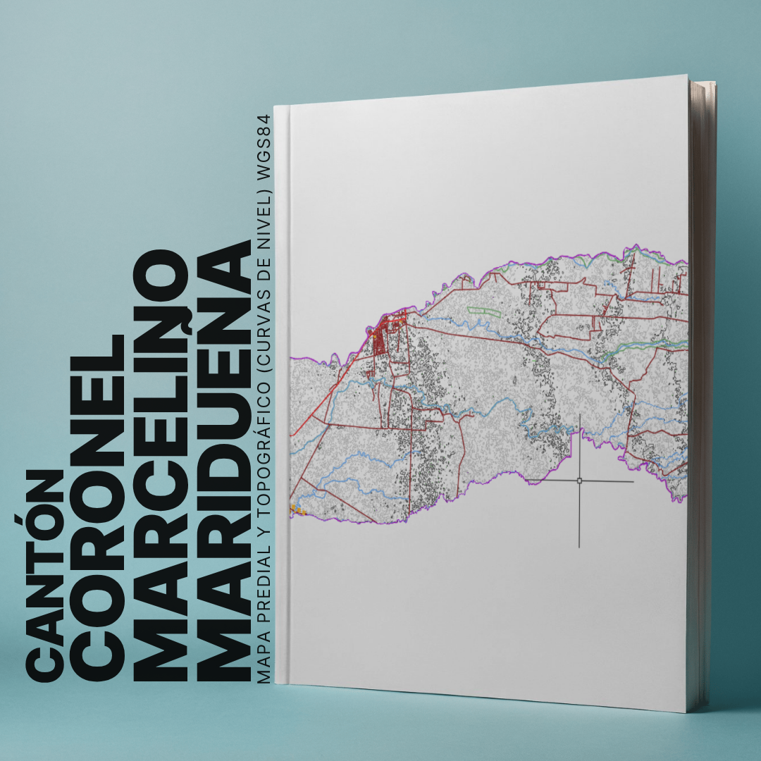 CORONEL MARCELINO MARIDUEÑA CANTON MAPA CATASTRAL Y TOPOGRÁFICO (CURVAS DE NIVEL) WGS84