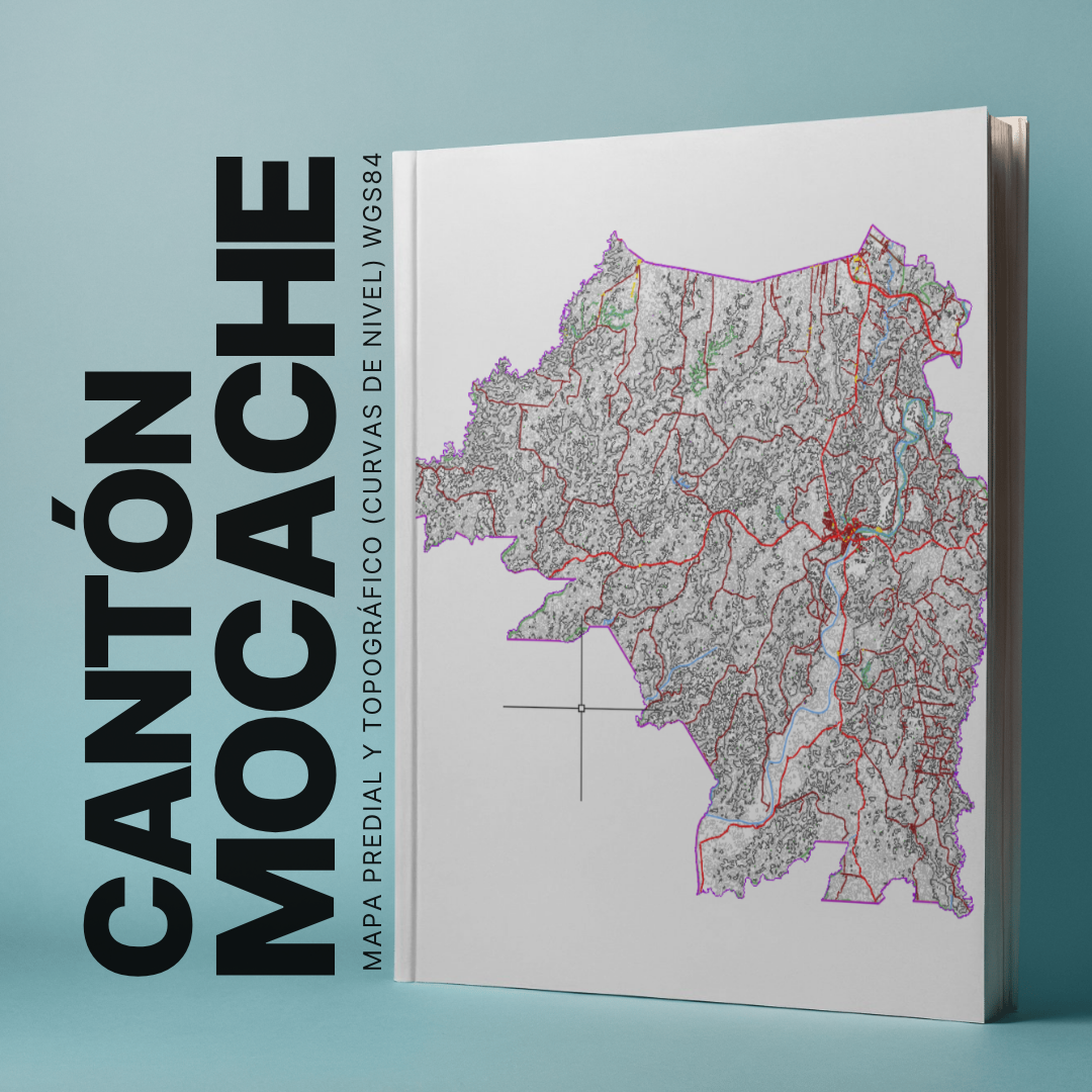 CANTON MOCACHE MAPA PREDIAL Y TOPOGRÁFICO (CURVAS DE NIVEL) WGS84