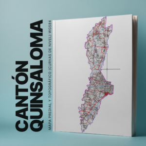 CANTON QUINSALOMA MAPA PREDIAL Y TOPOGRÁFICO (CURVAS DE NIVEL) WGS84