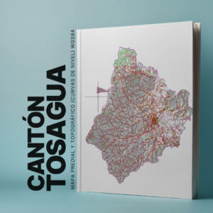 CANTON TOSAGUA MAPA PREDIAL Y TOPOGRÁFICO (CURVAS DE NIVEL) WGS84