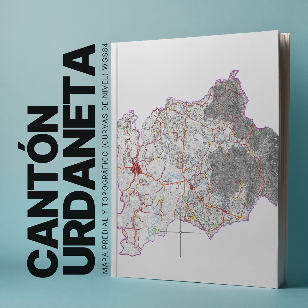 CANTON URDANETA MAPA PREDIAL Y TOPOGRÁFICO (CURVAS DE NIVEL) WGS84
